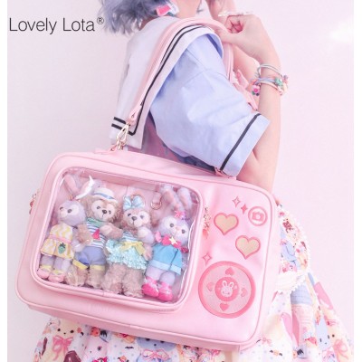 Lovely Lota Camera Girl Backpack(Limited Stock/Full Payment Without Shipping)